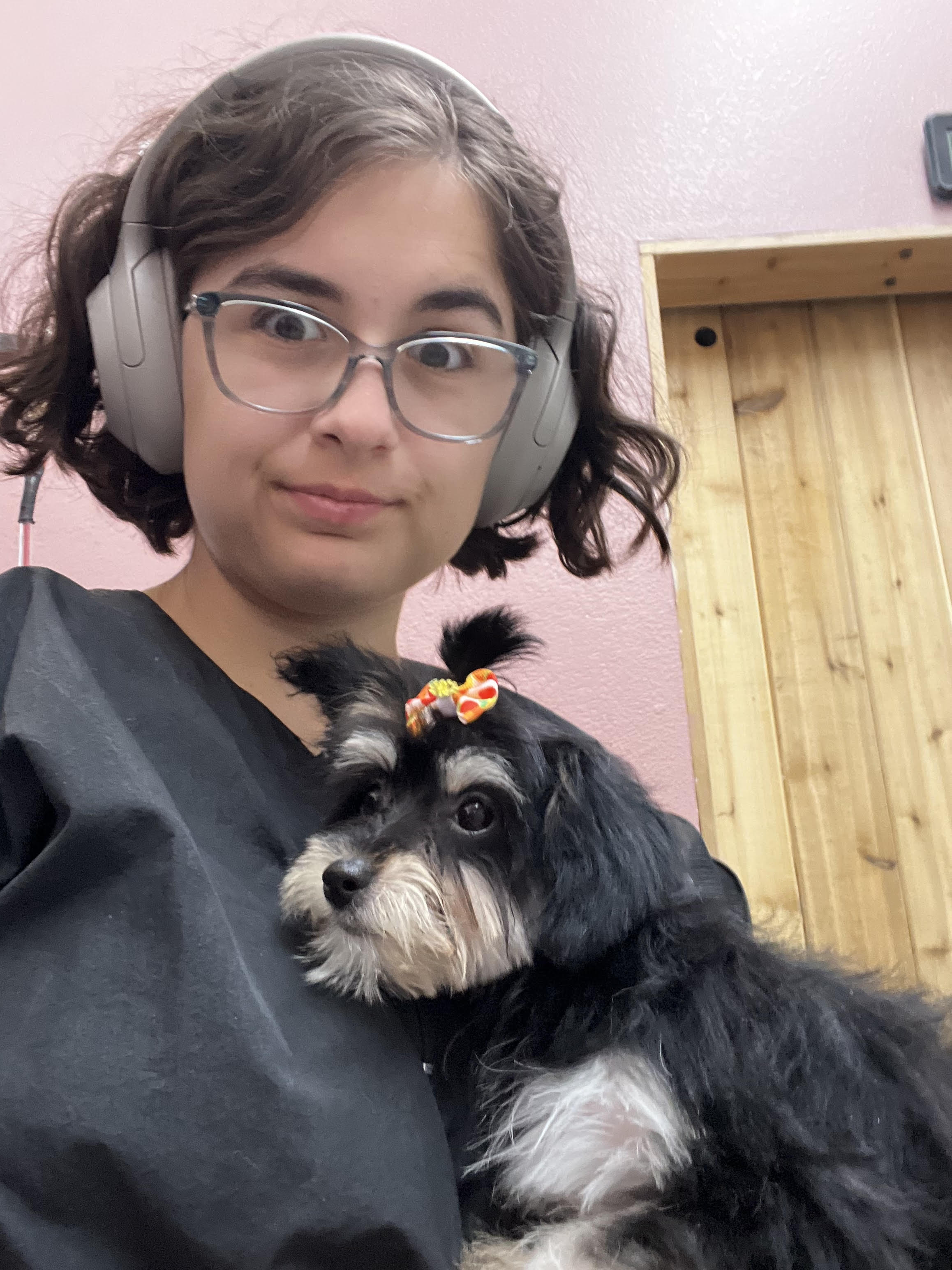 Happy pampered pet
