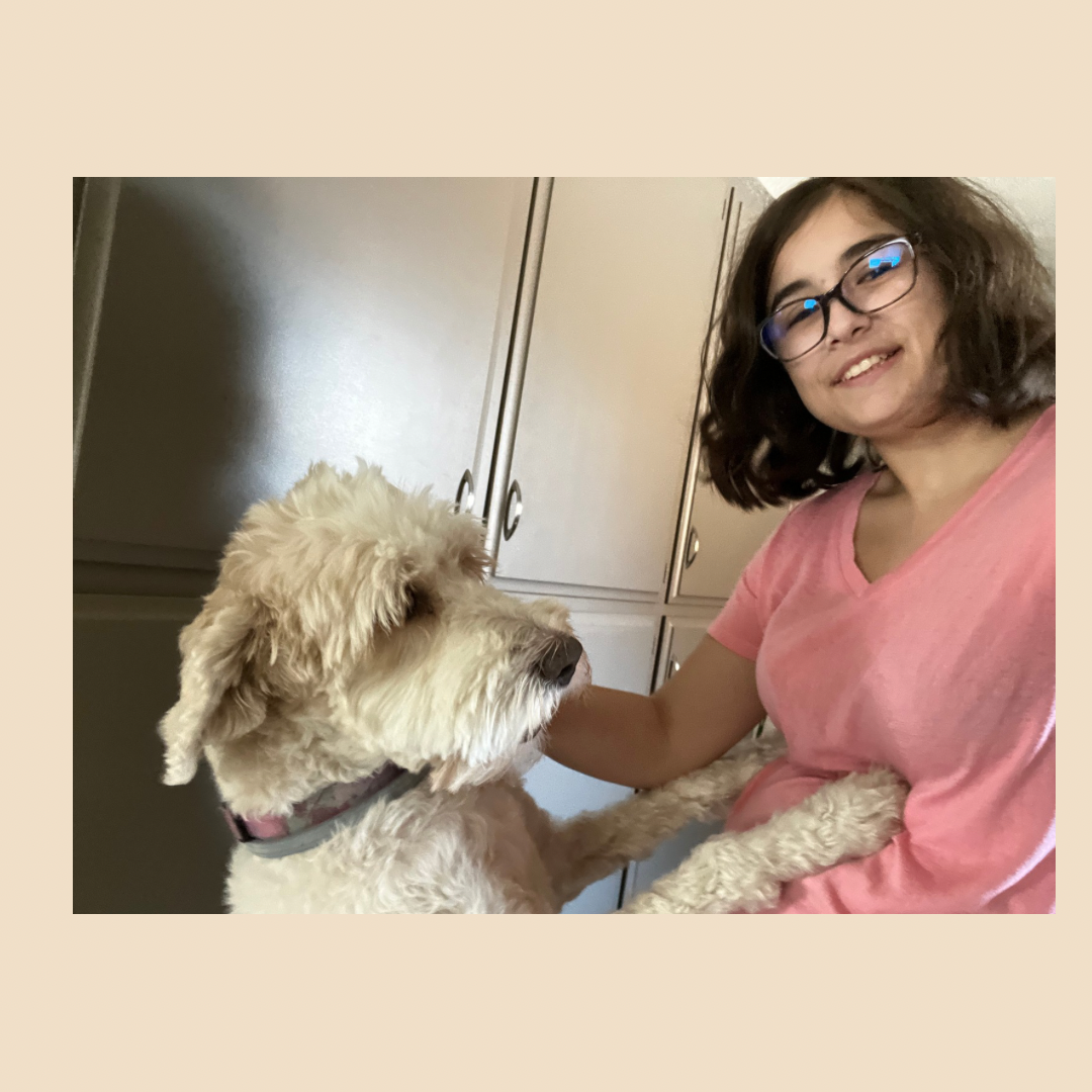 Happy pampered pet